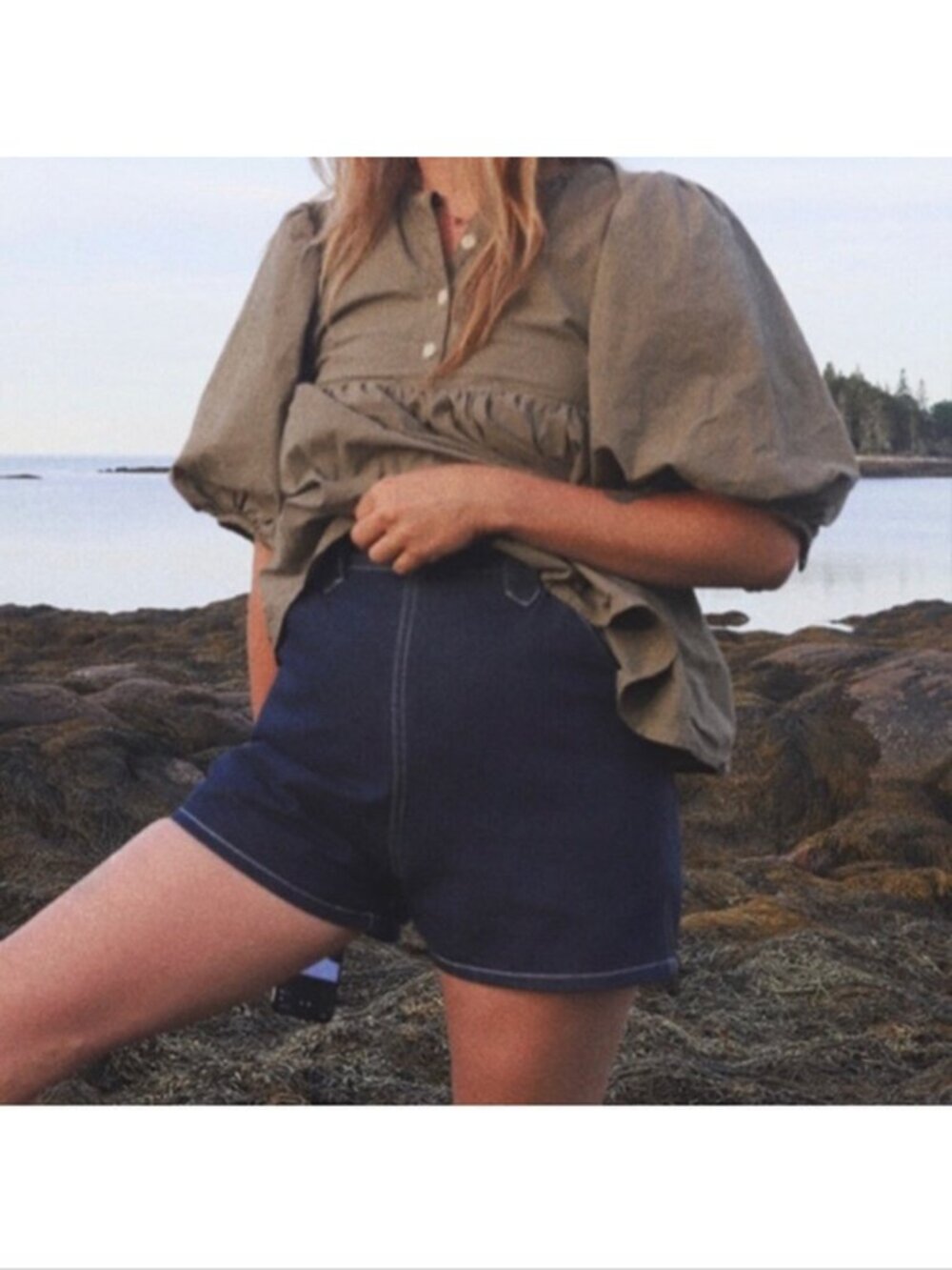 Rudy Jude Denim Camp Shorts - RJ Size 2